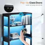 Lamtor Display Cabinet with Glass Doors - Image 5