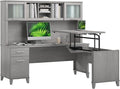 Bush Home 72-Inch L-Shaped Sit to Stand Desk by BushHome
