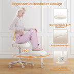 Pinmoco Ergonomic Cross Legged Office Chair - Image 4