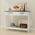 TaoHFE Farmhouse Narrow Console Table Modern Wooden, Living Room Tables Narrow - Image 6