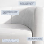 BELLEZE Accent Barrel Chair, Club Tub Sofa Corner Chair - Image 4
