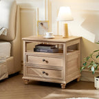 Joaxswe Farmhouse Nightstand Set of 2 - Image 3