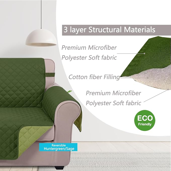 U-NICE HOME Loveseat Sofa Cover - Image 4