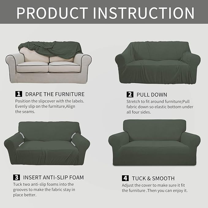 Easy-Going Stretch Couch Covers - Image 5