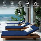 Outdoor Chaise Lounge Cushions for Patio, Lounge Chair Cushions, Waterproof - Image 6