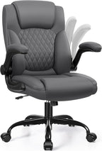 Leather Office Chair, PU Home Computer Desk Chairs by BrickAttic