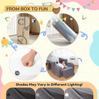 Fvkind 10 Pcs Modular Kids Play Couch, Convertible Sectional Toddler Sofa - Image 9