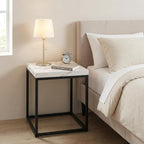 CENSI 18-Inch Marble Accent End Table/Side Table - Image 6