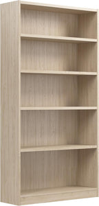 Bush Home Tall 5 Shelf Bookcase, 5 Tier Bookshelf Storage Cabinet by BushHome