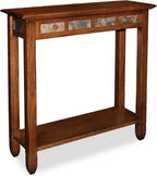 Leick Home 10059 Rustic Slate Tile Hall Console Sofa Table by LeickFurniture