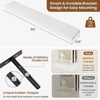 fuqing Floating Shelves for Wall, Wall Mounted Wood Floating Shelf - Image 3