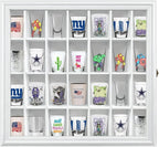 Shot Glass Display Cabinet Solid Wood by ILOT