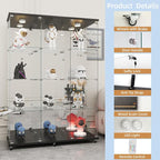 Beauty4U Glass Display Cabinet - Image 3