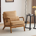 Karl home Mid-Century Modern Accent Chair, Living Room Chairs by Karlhome