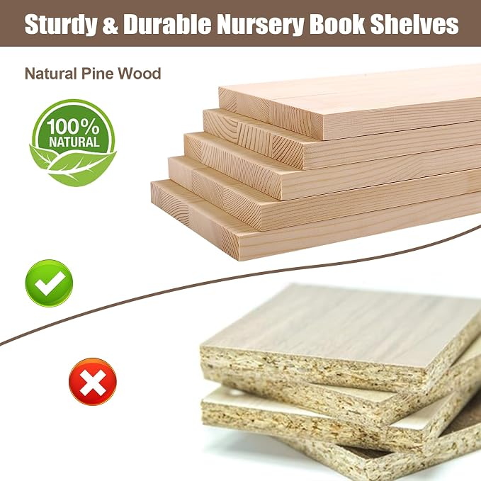 Floating Nursery Book Shelves - Image 3