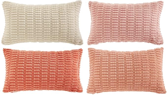Fancy Homi 4 Packs Decorative Throw Pillow Covers - Image 6