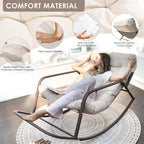 RADIATA 2pcs Rocking Lounge Chair, Indoor Outdoor Reclining Lounger - Image 6