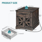 RALGEND Farmhouse End Table - Image 2