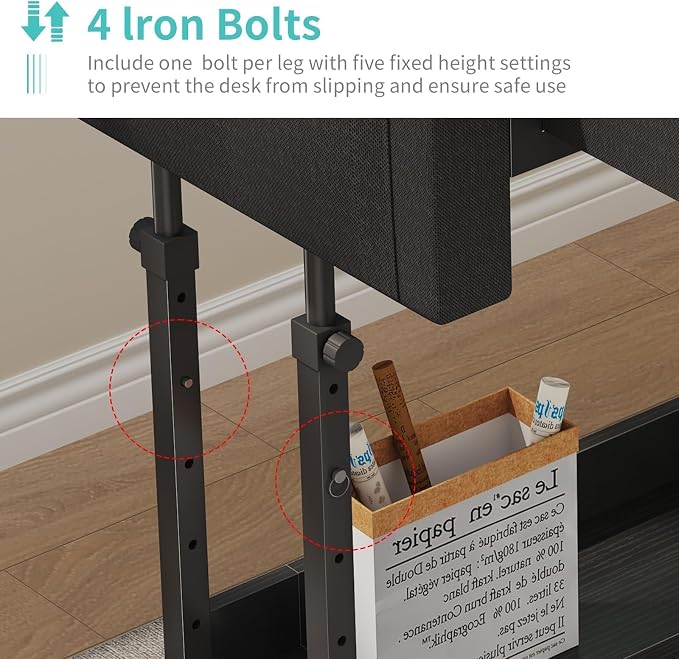 Rolling Standing Desk Adjustable Height - Image 6