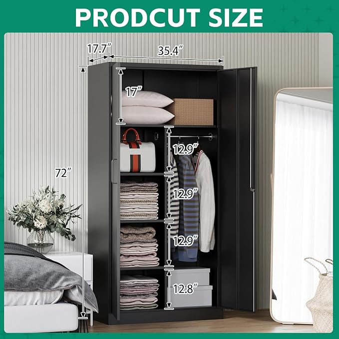 Letaya Metal Storage Cabinets Locker - Image 8