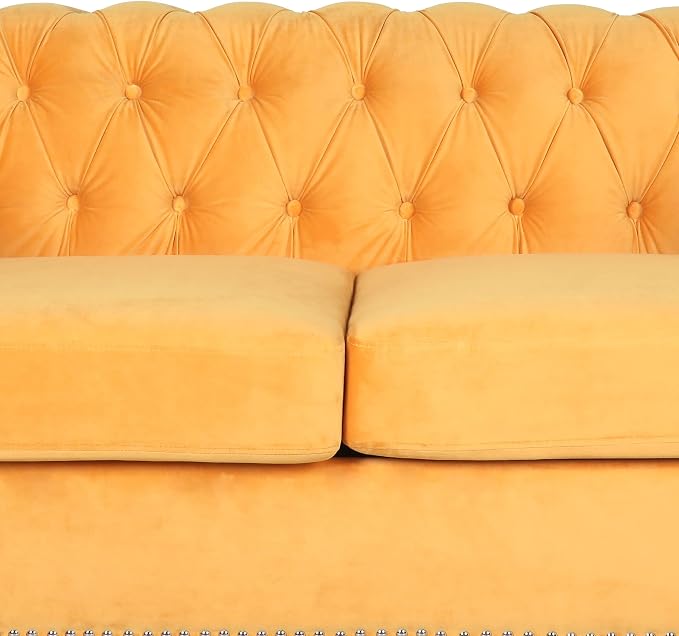 RARZOE 2 Pieces of Living Room Furniture Sofa Sets, Modern Contemporary Tufted - Image 5