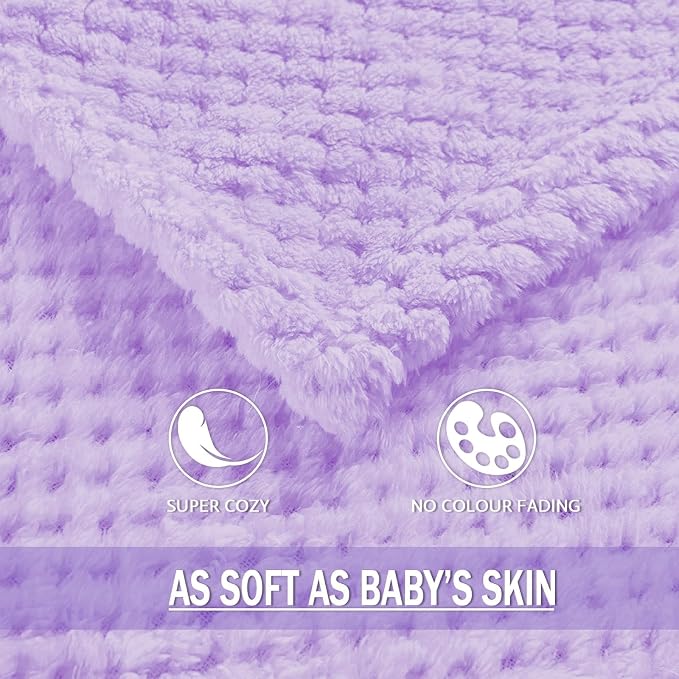 Exclusivo Mezcla Large Waffle Fleece Throw Blanket - Image 5