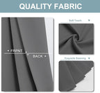 ChrisDowa Blackout Curtains for Bedroom and Living Room 63 Inches Long | 2 - Image 3