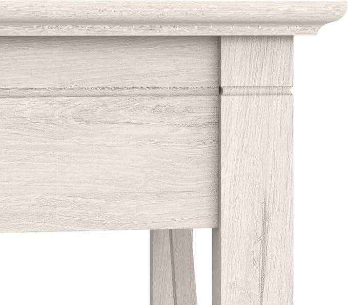 Bush Home Key West 48W Writing Desk in Linen White Oak - Image 4