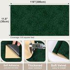 Vintage Green Velvet Flocking Liner - Image 7