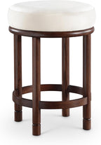 Meridian Furniture 978Cream-C Monette Collection Art Deco Counter Stool by MeridianFurniture