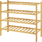 Kitsure Bamboo Wooden Shoe Rack by Kitsure
