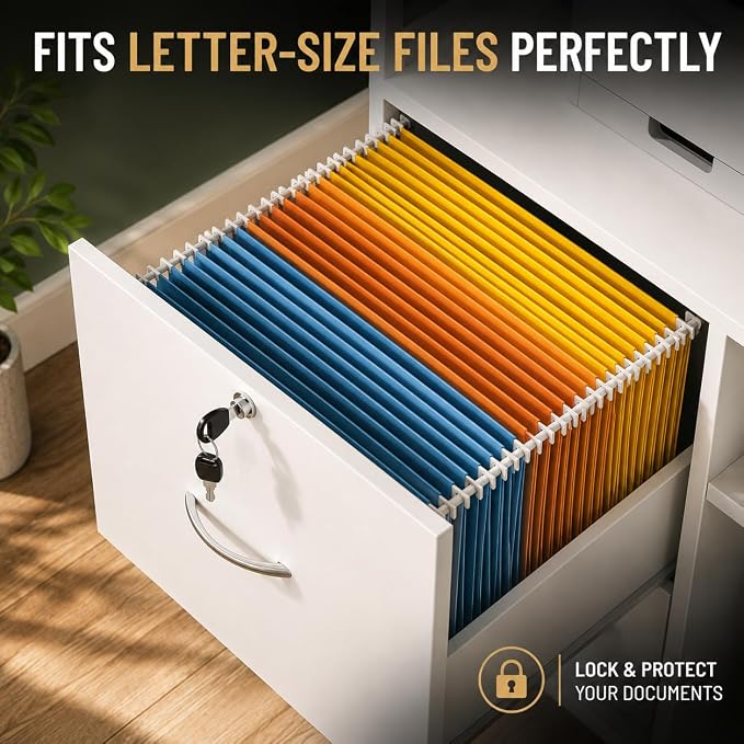 Homieasy Vertical Filing Cabinet - Image 5