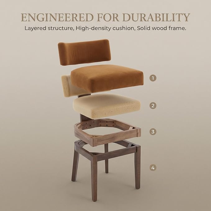 VESCASA Upholstered Dining Chairs - Image 5