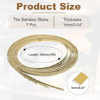 MECCANIXITY 7 Rolls Bamboo Strips - Image 2