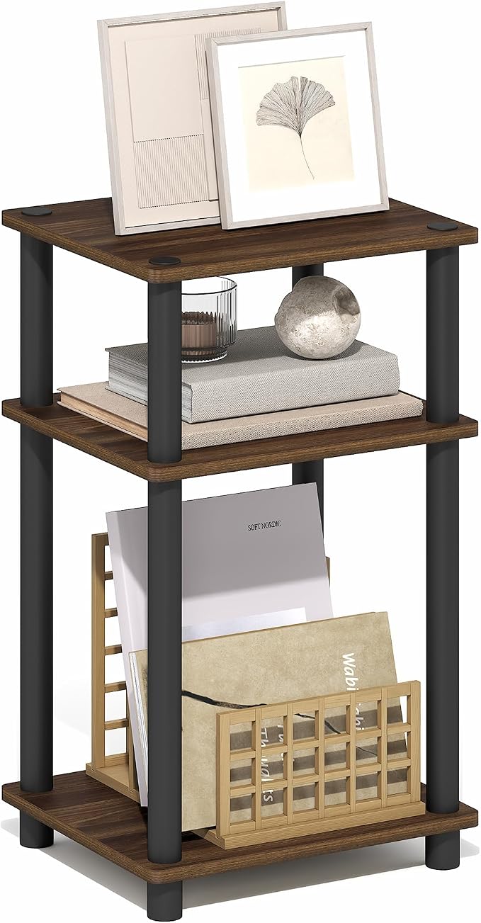 Furinno Turn-N-Tube Side Table, 3-Tier End Table by Furinno-FitsYourSpaceFitsYourBudget