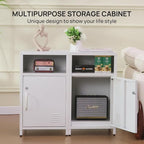 ALBAD Compact Metal Nightstand - Image 8
