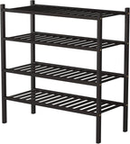 ROMGUAR CRAFT 4 Tier Bamboo Shoe Rack - Image 7