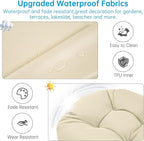 Adirondack Chair Cushion Tufted Waterproof Outdoor Rocking Chair Cushions - Image 2