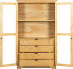 VilroCaz 75'' Tall Kitchen Pantry, Wood Freestanding Kitchen Storage Cabinet - Image 5