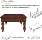 Retro Traditional Coffee Table - Image 7