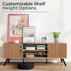 COMHOMA TV Stand for Living Room, Mid Century Modern Entertainment Center for - Image 3