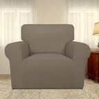 PureFit Super Stretch Chair Covers Fleece Couch Covers - Image 2