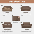Easy-Going 100% Waterproof Couch Cover, 3 Cushion Oversized Sofa Cover | - Image 5