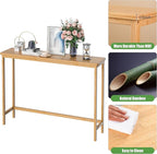 VASMIA Console Table, Entryway Table, Narrow Sofa Table, Living Room - Image 4