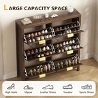 YOMILUVE 47.3" Shoe Cabinet Storage - Image 6