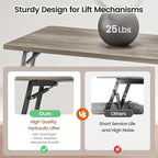 SEDETA 31.5" Lift Top Coffee Table - Image 6