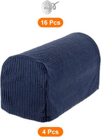 uxcell Stretch Armrest Covers Armchair Anti-Slip - Image 3