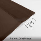 Chocolate Sheer Curtains 96 Inch Length, Elegant Sheer Curtains - Image 6