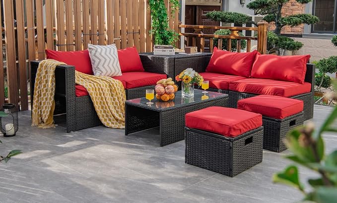 Tangkula 8 Pieces Patio Furniture Set by TANGKULA