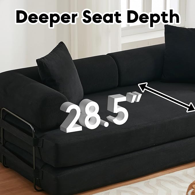 ZEIINPA Convertible Sleeper Sofa Bed - Image 3